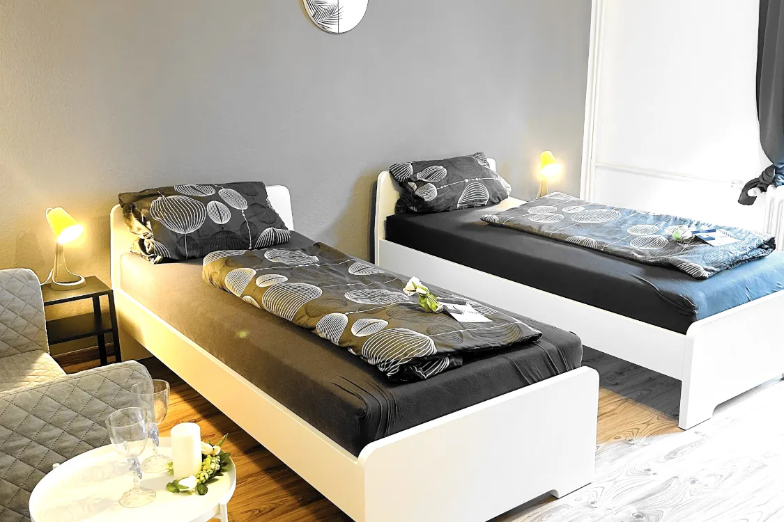 Schlafzimmer der Wohnung RS05 in Remscheid