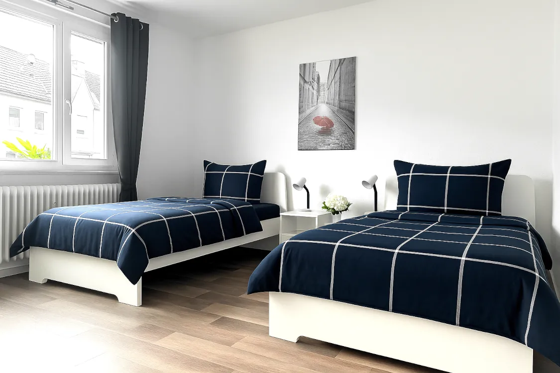 Schlafzimmer 1 der Firmenunterkunft RS06 in Remscheid